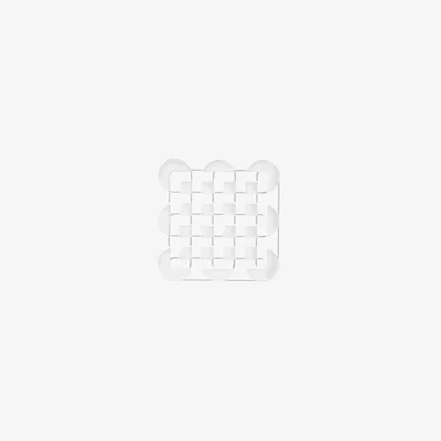 Nordic Nest MOEBE Relief artwork circles & squares 14.8x21 cm Off White