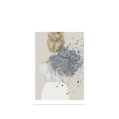 Nordic Nest Anna Bülow Liv Poster Multi 30x40