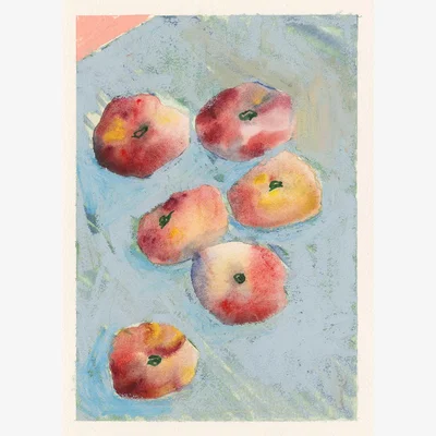 Nordic Nest Paper Collective Peaches poster 50x70 cm