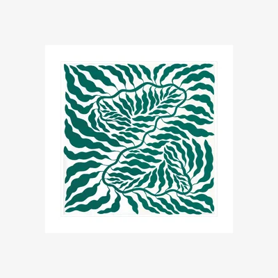 Nordic Nest Fine Little Day Green poster 70x70 cm