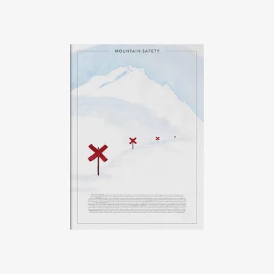 Nordic Nest Kunskapstavlan® Mountain safety poster 30x40 cm