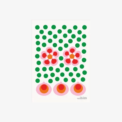 Nordic Nest Design House Stockholm Birds 1967 poster 50x70 cm No. 6