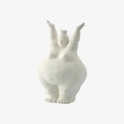 Nordic Nest Serafina decoration standing woman 28 cm White