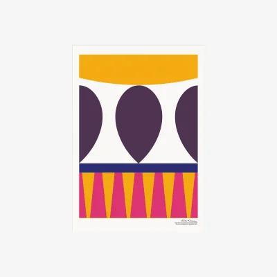 Nordic Nest Design House Stockholm Birds 1967 poster 50x70 cm No. 1