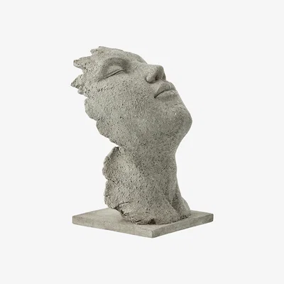Nordic Nest Serafina decorative face 20 cm Grey