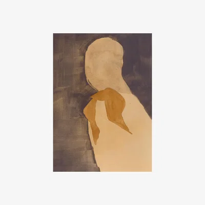 Nordic Nest Paper Collective Brown Scarf poster 50x70 cm
