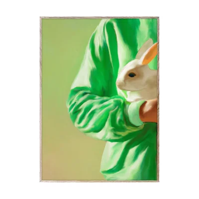 Nordic Nest Paper Collective White Rabbit poster 70x100 cm