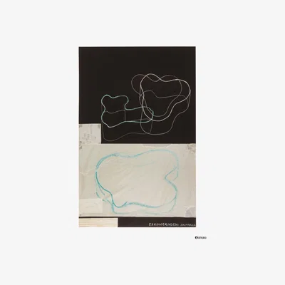 Nordic Nest Iittala Aalto art Sketch black poster 50x70 cm
