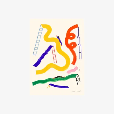 Nordic Nest Paper Collective Glisser poster 30x40 cm