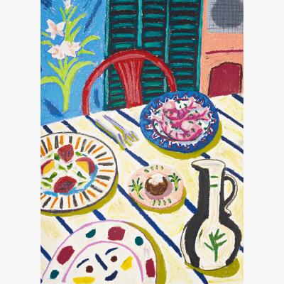 Nordic Nest Paper Collective Tapas Dinner poster 30x40 cm