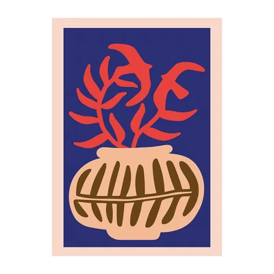 Nordic Nest Paper Collective Floral Wings poster 50x70 cm