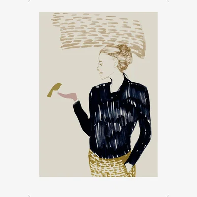 Nordic Nest Anna Bülow Hello poster 50x70 cm