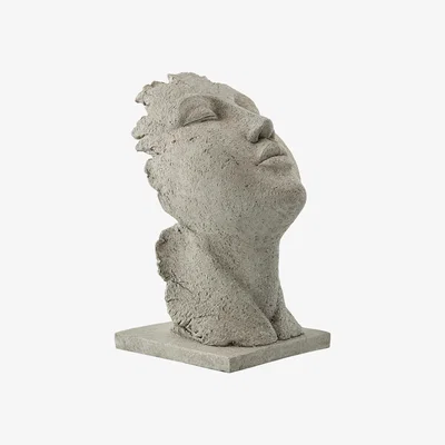 Nordic Nest Serafina decorative face 29.5 cm Grey