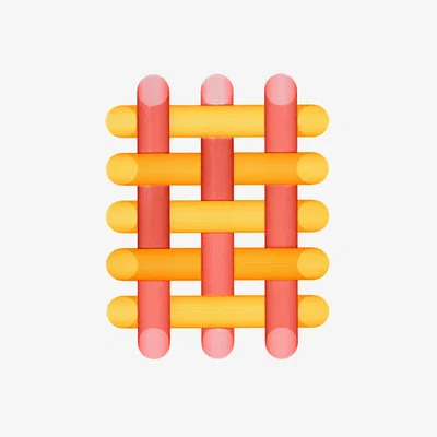 Nordic Nest Paper Collective The Weave 50x70 cm