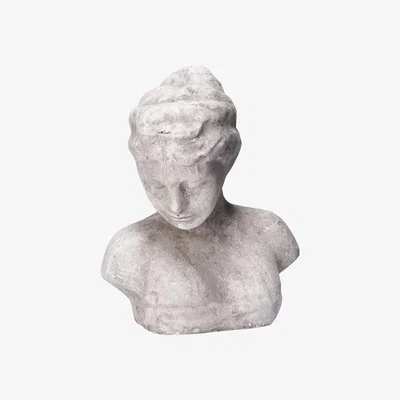 Nordic Nest Vindia sculpture 30.5 cm Antique cement