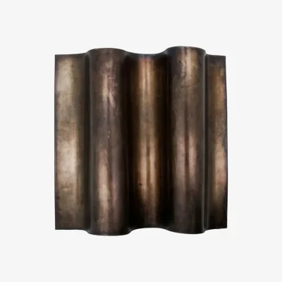 Nordic Nest House Doctor Faha wall art 30x30 cm Antique brown