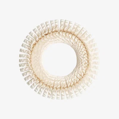 Nordic Nest Stockholm wreath Ø35 cm White