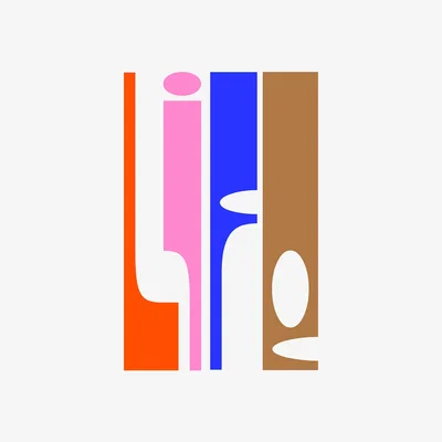 Nordic Nest Paper Collective Life poster 50x70 cm