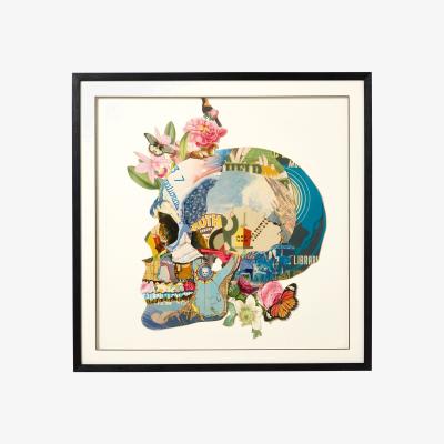 OKA Skull Framed Collage - Multi