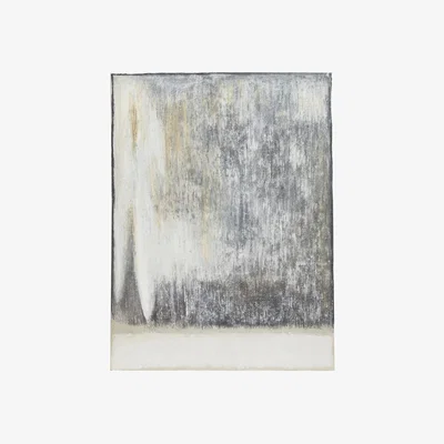 OKA Kaskata Hand-Painted Wall Art - Distressed Grey