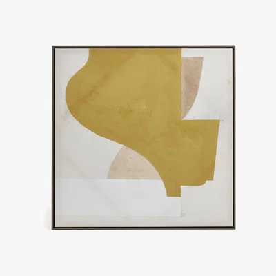 OKA OKA, Meridiem Framed Wall Art - Mustard, Wall Art