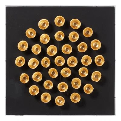 OKA Mithra Wall Art - Black/Gold
