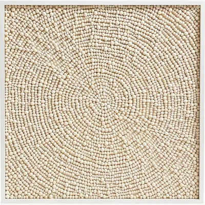 OKA Eris Bead Wall Art - Ivory