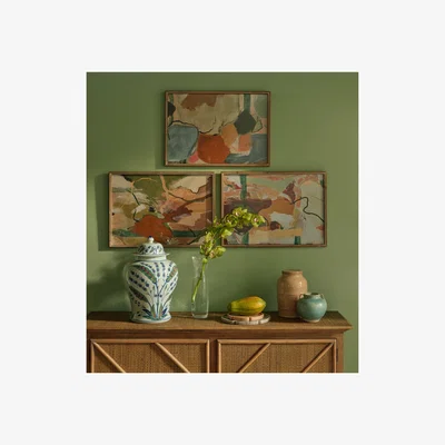 OKA OKA, Colanzo Framed Prints - Set of Three - Multi, Print