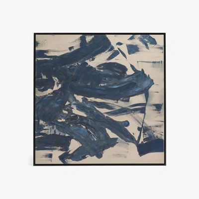 OKA OKA, Akili Framed Wall Art - Dark Blue, Wall Art