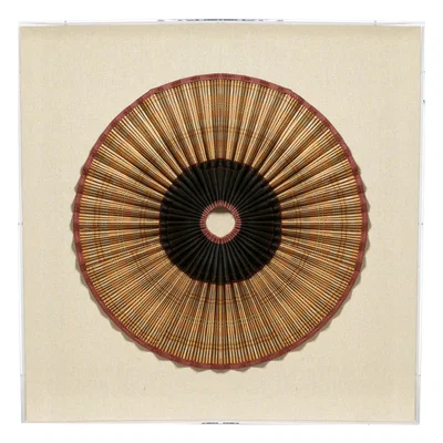 OKA Duong Fan Framed Textile - Multi
