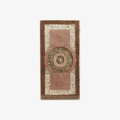 OKA Shokki Framed Textile - Natural / Brown