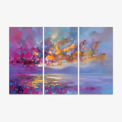 Olivia's Scott Naismith Magenta Refraction Canvas / 60x80