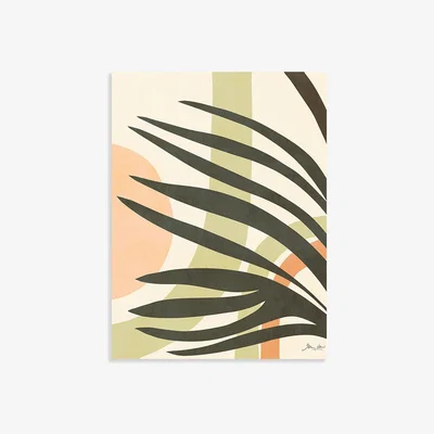 Olivia's The Art Group Dominique Vari Earthy Tropical Foliage IV Canvas / 40x50cm