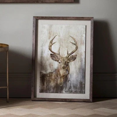 Olivia's Gallery Direct Highland Stag Framed Art