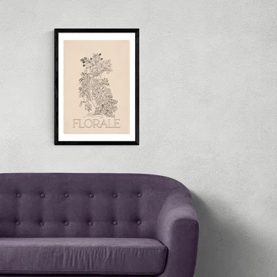 Olivia's Florale II by Flower Love Child - A3 Black Framed Art Print