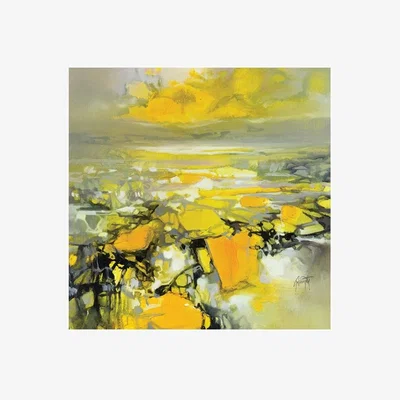 Olivia's Scott Naismith Yellow Matter 2 Canvas - 85 x 85