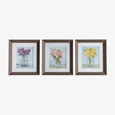 Olivia's Gallery Direct Floral Bouquet Framed Art Set Of 3