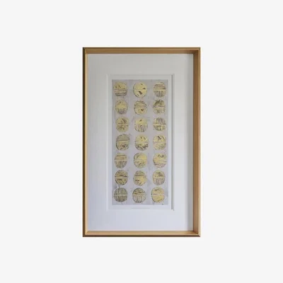 Olivia's Gallery Direct Metallic Fosil Study Framed Art