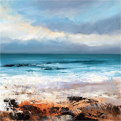 Olivia's The Art Group Joanne Last (Sea Surge) Canvas Print / Small