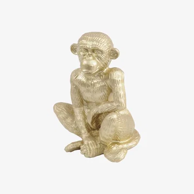 Olivia's Libra Sitting Monkey Sculpture
