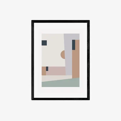 Olivia's Homelands II by Fay Jae - A3 Black Framed Art Print