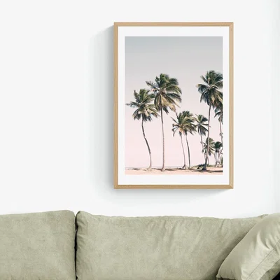 Olivia's Island Dreams by Sisi & Seb - A1 Oak Framed Art Print