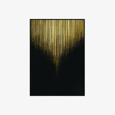 Olivia's Libra Urban Botanic Collection - Golden Rain Foiled Framed Canvas 140x100cm