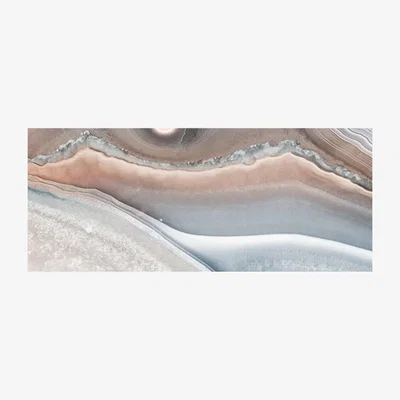 Olivia's Libra Soft Agate Glass Wall Art Pink And Blue