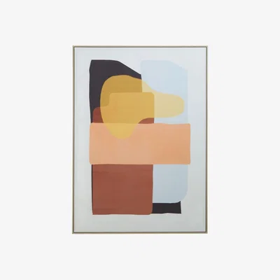 Olivia's Olivia's Soft Industrial Collection - Stratto Multicoloured Wall Art