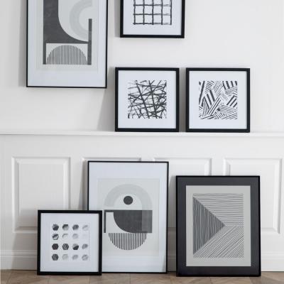 Olivia's Gallery Interiors Set of 4 Acconcio Abstract Wall Art Multicoloured