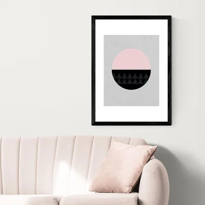 Olivia's Circular by Seventy Tree - A2 Black Framed Art Print