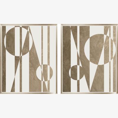 Olivia's Quintessa Art Set of 2 Sutci Hand Painting / 100 x 80cm