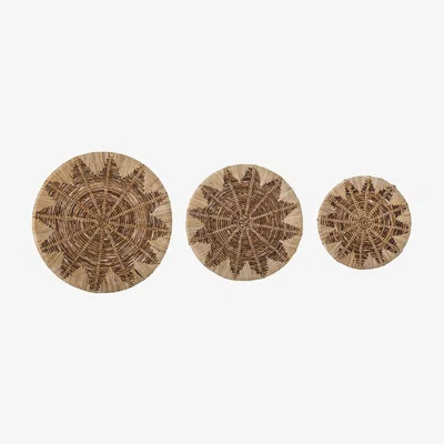 Olivia's Bloomingville Sonna Wall Decor in Brown Banana Leaf