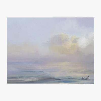 Olivia's The Art Group Dan Hobday (Tide Sunset) Canvas Print / Small